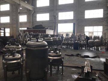 Pharmaceutical Reactor Stainless Steel Gas Tank Jacketed Heating High Performance