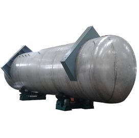 Chemical Liquid Horizontal Storage Tank Carbon Steel Titanium Material Option