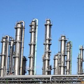 Industrial Oil Distillation Tower Extraction Purification 380V 440V Optional
