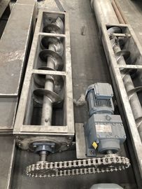 Tubular Screw Conveyors For Bulk Materials Compact In Structure Convenient