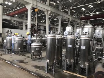 Pharmaceutical Reactor Stainless Steel Gas Tank Jacketed Heating High Performance