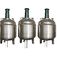 Well Welded Stainless Steel Reactor Vessel Kettle Automatic Chemical Reaction
