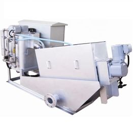 Sewage Dehydrator Screw Filter Press Sludge Dewatering Stainless Steel