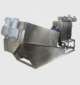 Sewage Dehydrator Screw Filter Press Sludge Dewatering Stainless Steel