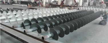 Horizontal Spiral Screw Conveyor Have Big Strength Good Resistant To Corrosion